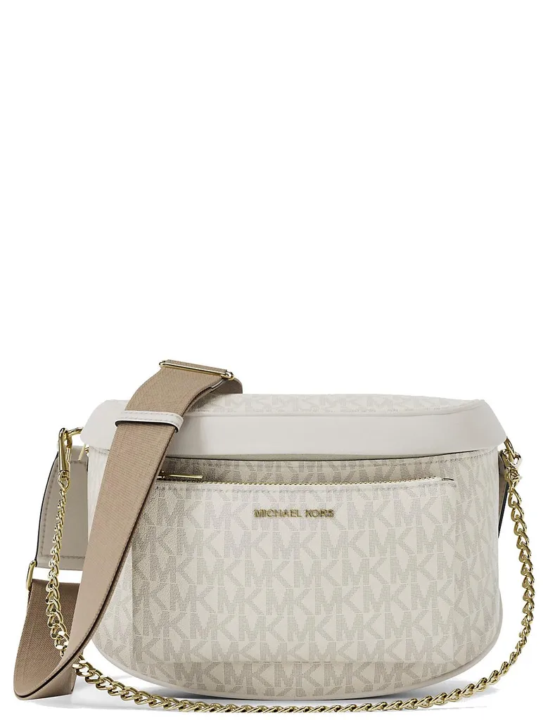 Michael Kors Slater : Le Sac à main Organisé et Chic en Crème Multi
