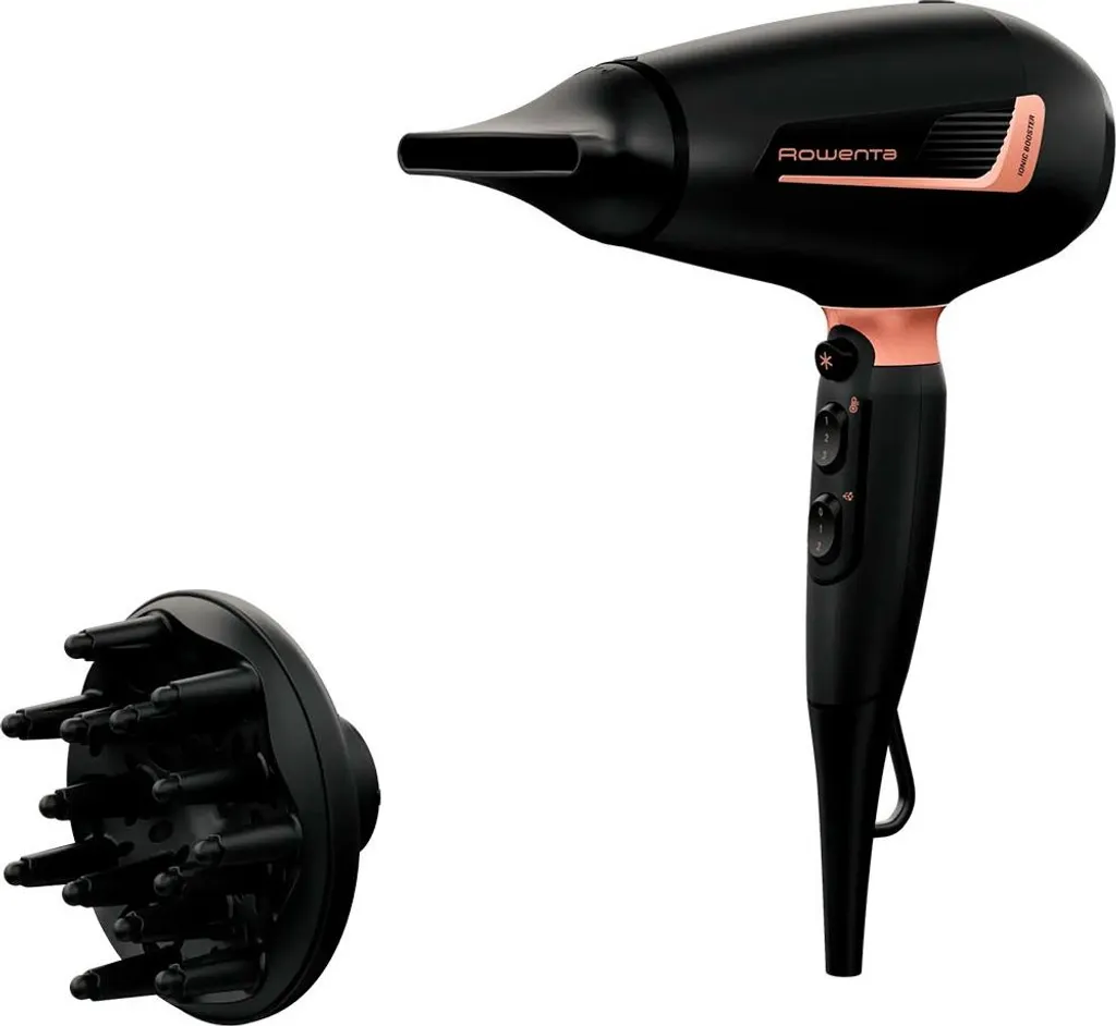 Sèche-cheveux Rowenta CV8840F0 pour Brushing Rapide et Volume Noir