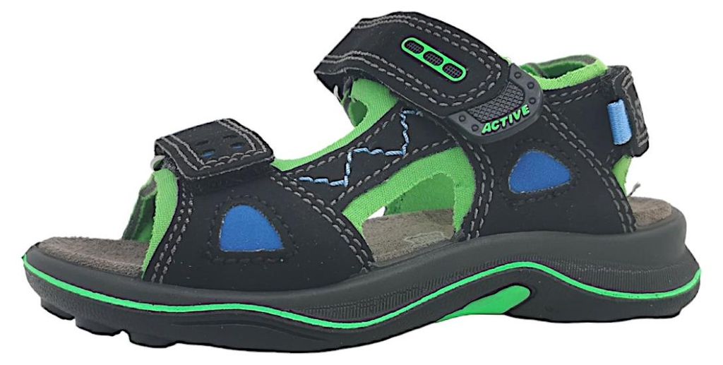 Imac: Scarpe per bambini, sandali da ragazzo, colore nero, Immagine del prodotto 