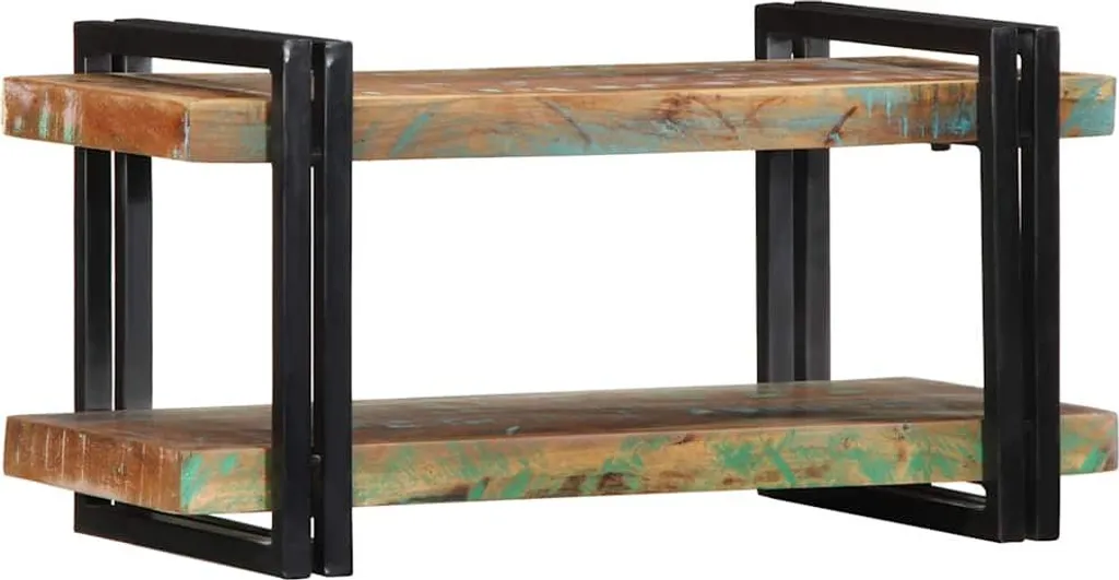 Étagère murale vidaXL Multicolore en Vieux bois massif de récupération