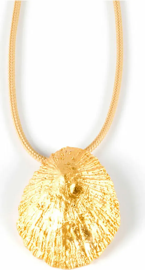 Collier Beige Anti-Ternissement Shabama - Éclat Doré Longue Durée