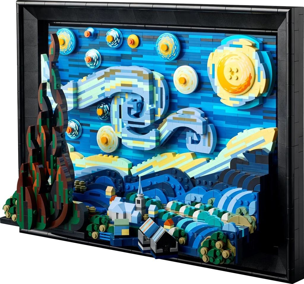 LEGO® Ideas 21333 Vincent van Gogh - Gwiaździsta noc Zdjęcie produktu 6