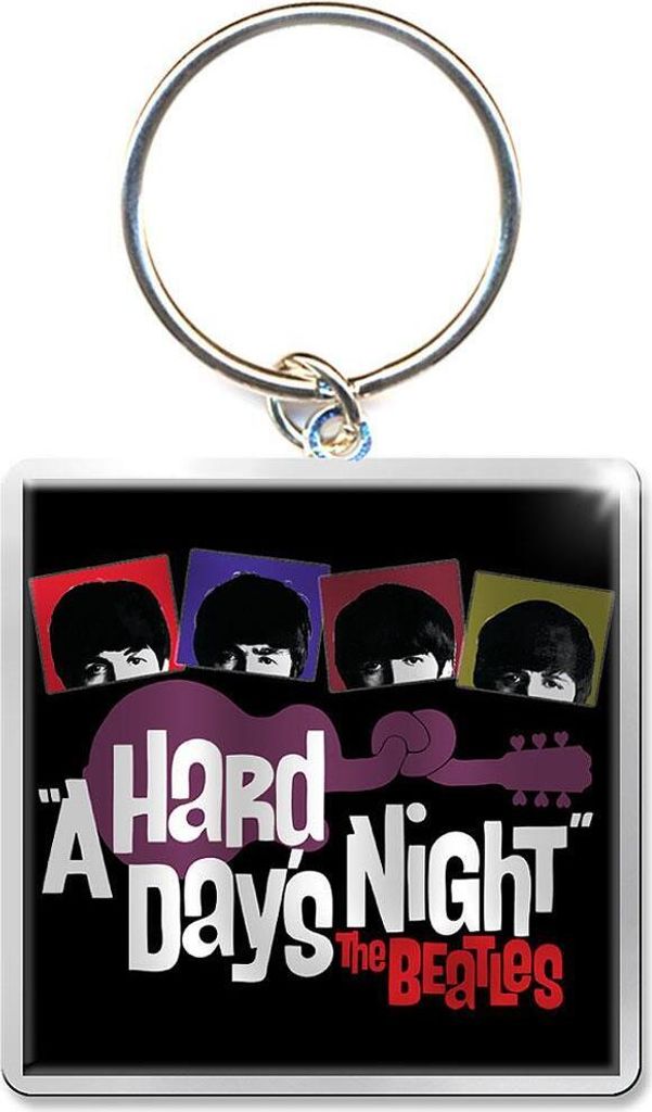 The Beatles - "Hard Days Night" Schlüsselanhänger Gitarre RO7304 (Einheitsgröße) (Bunt)