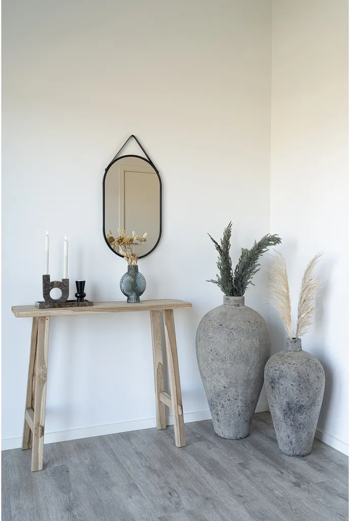 Specchio da Parete TRAPANI Nero - Arredo Moderno e Minimalista - 4