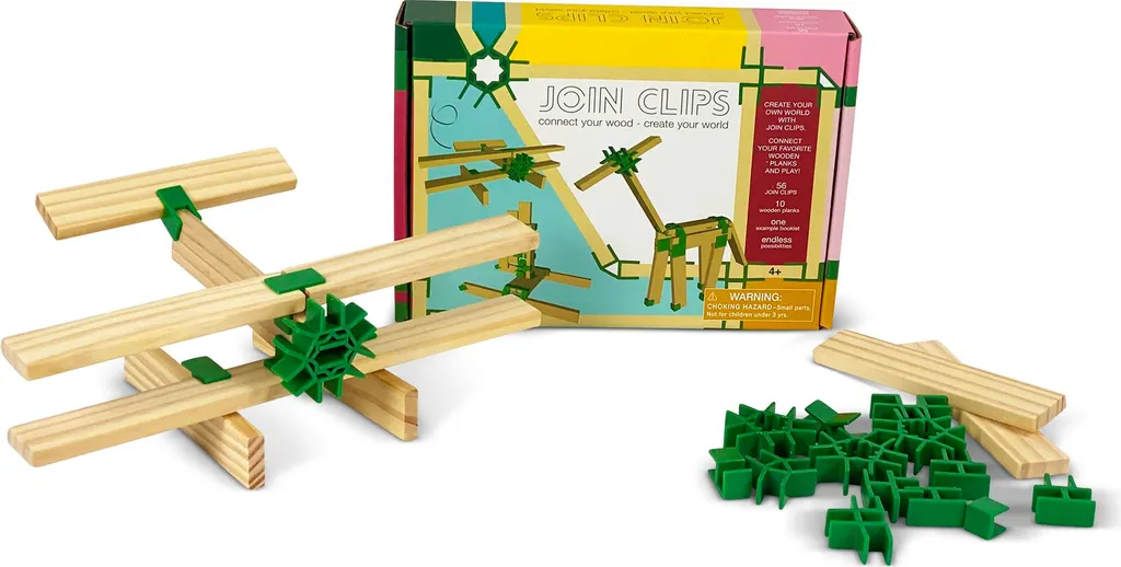 Coffret JOIN CLIPS Mini Edition : connecteurs 3D pour planchettes bois - 2