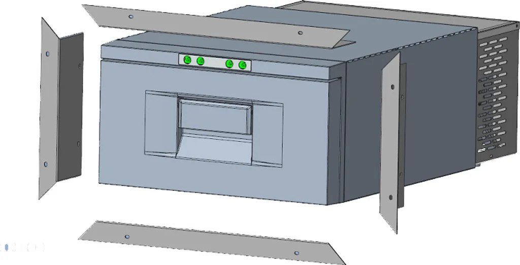 CN Frame robuste pour tiroir réfrigérant D30 - Cadre acier inoxydable