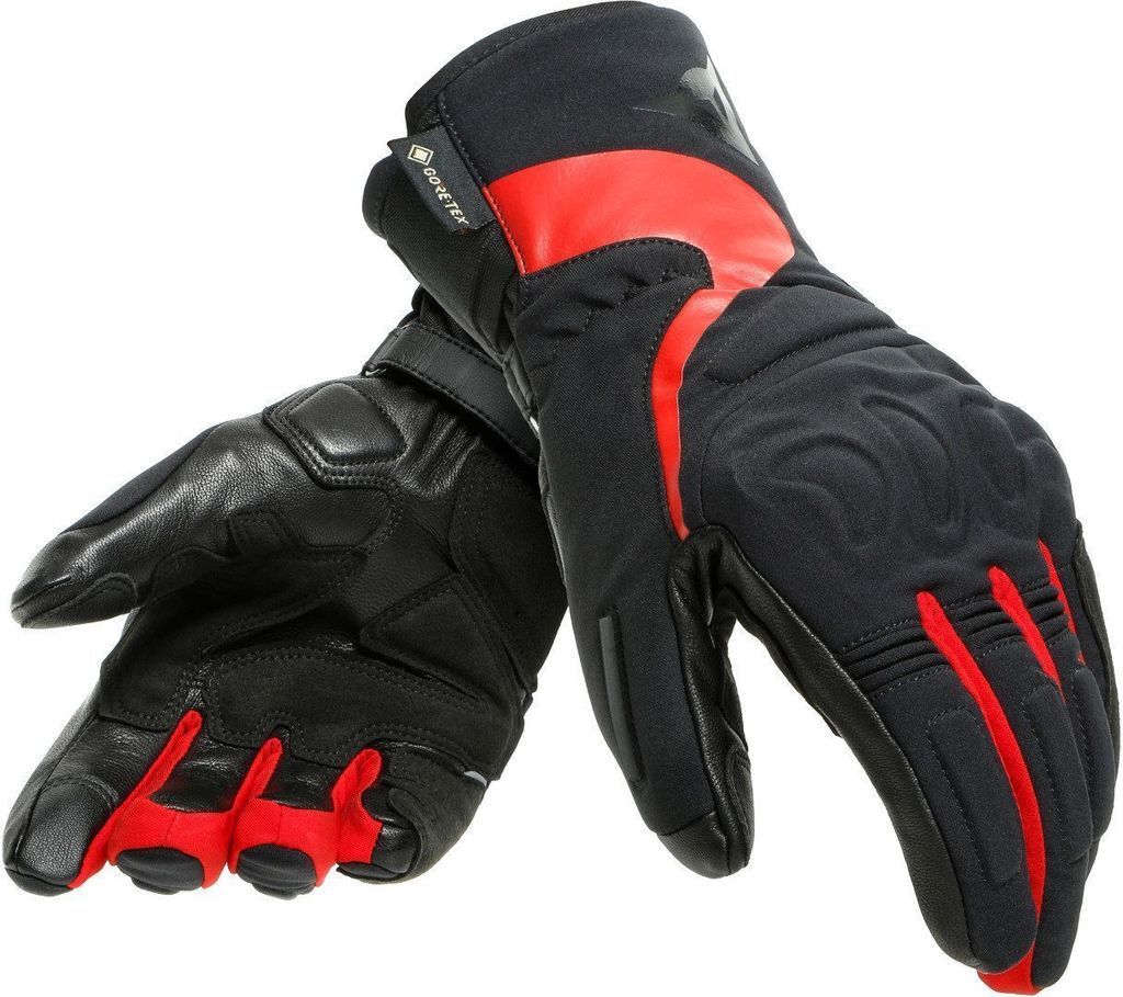 Dainese Nebula Gore-Tex Damen Motorradhandschuhe (Black/Red,XS)