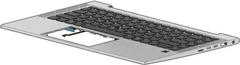 Clavier HP M52490-031 pour rédaction en Anglais UK - Rétroéclairage LED