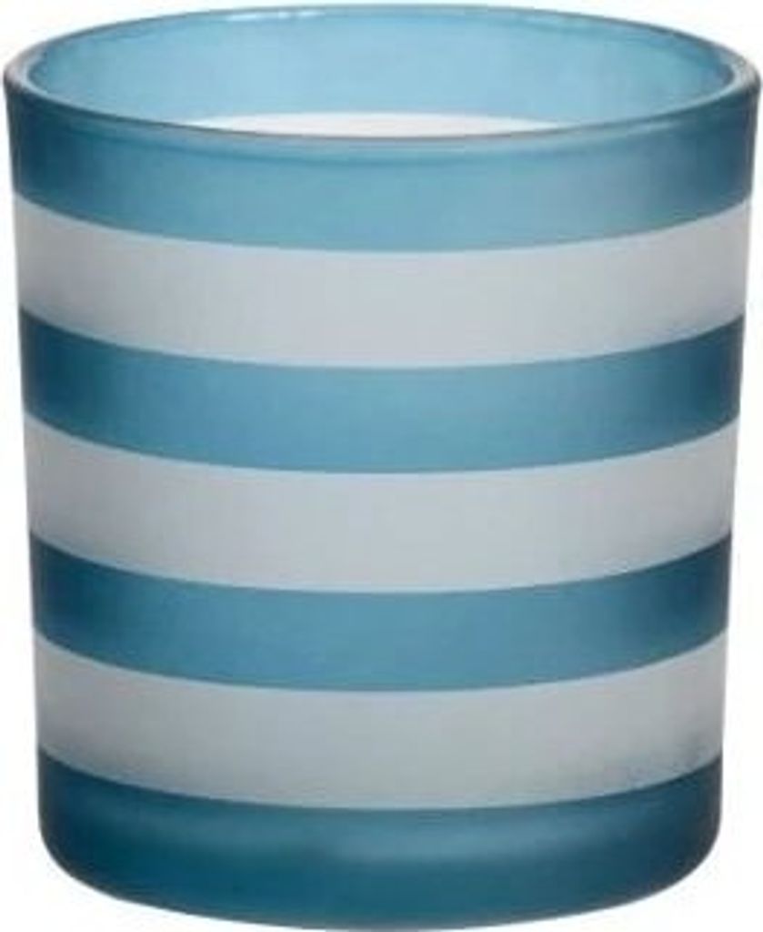 Yankee Candle al Stripe Votive Dark Blue Holder