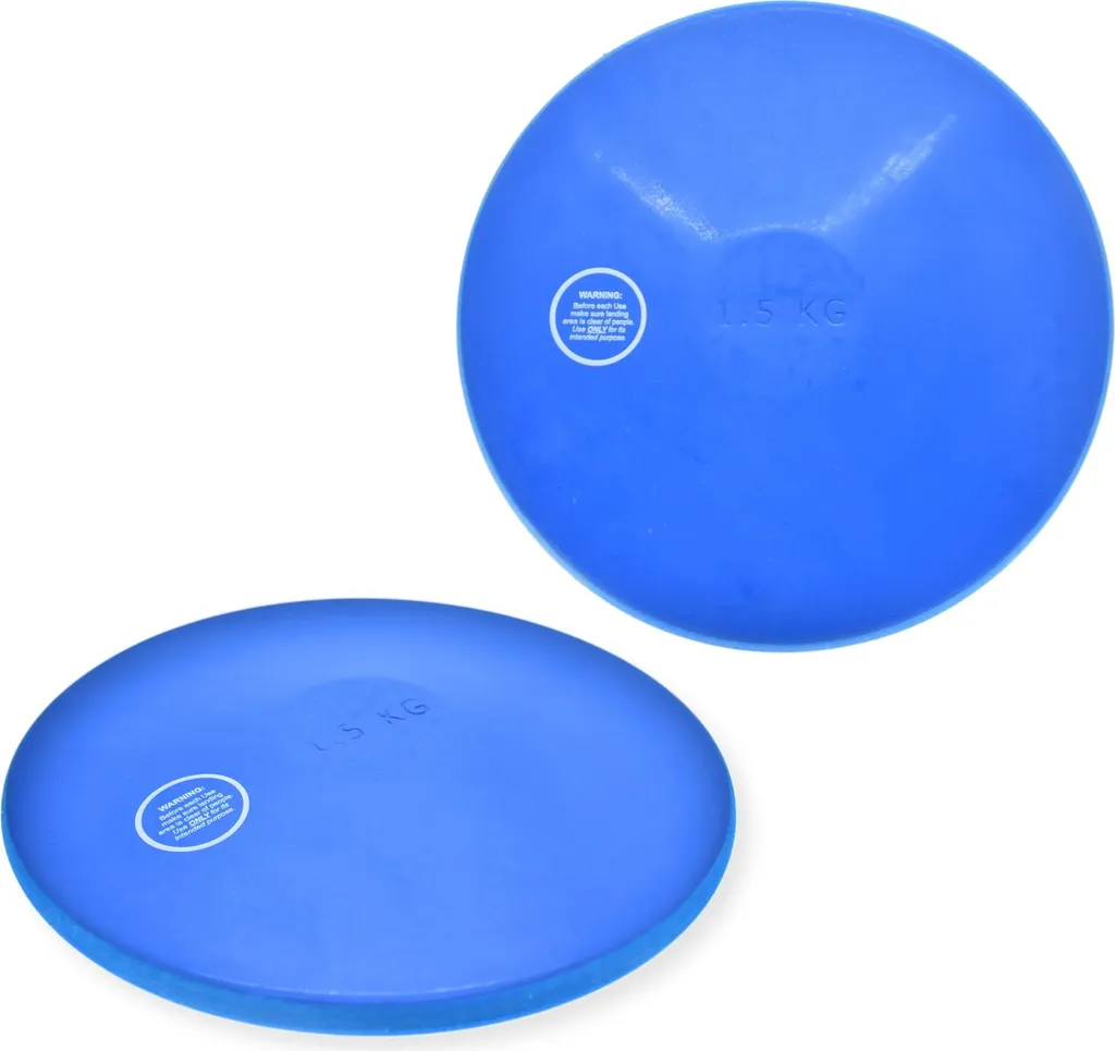 Disque d'haltérophilie en caoutchouc 1,5kg pour fitness et gym à domicile