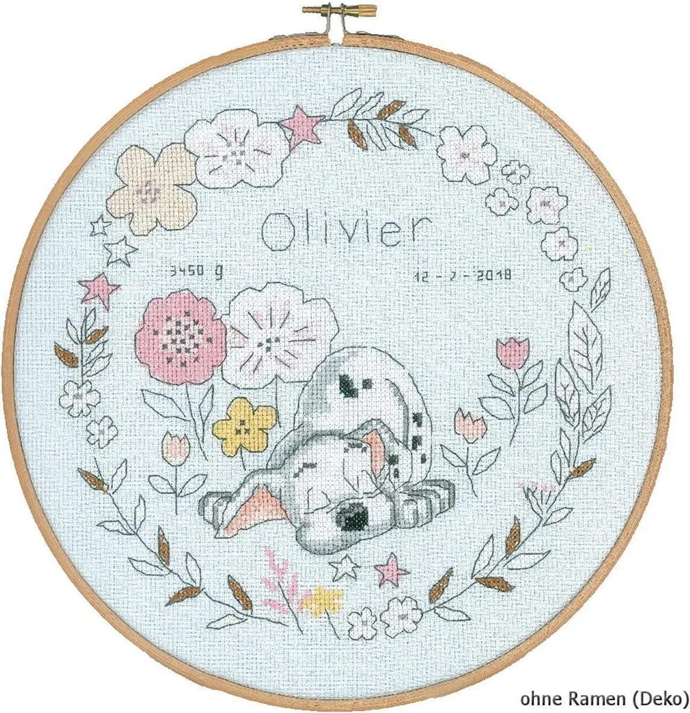 Kit Broderie Disney Vervaco Petit Dalmatien au Point de Croix Compté
