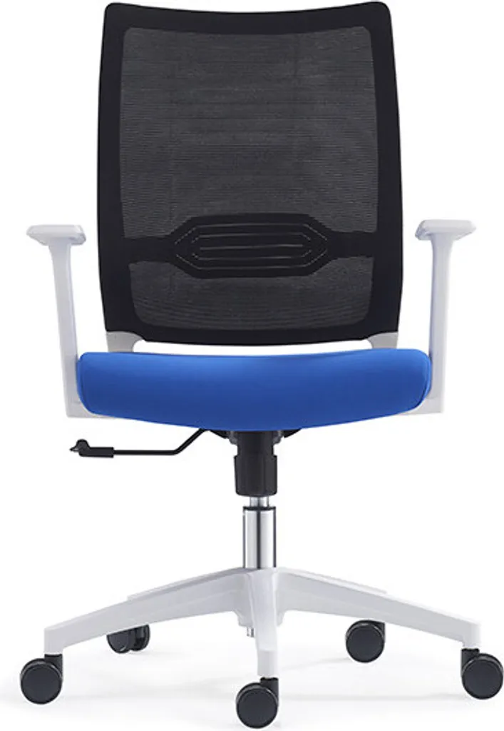 Chaise de bureau ZIVA pour télétravail réglable et confortable bleue