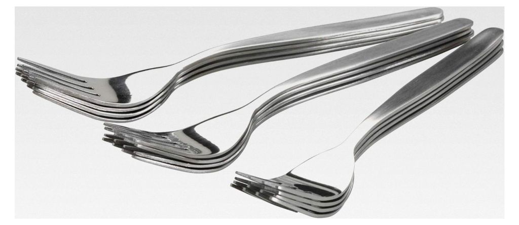 Menügabel-Set 12-teilig aus rostfreiem Edelstahl