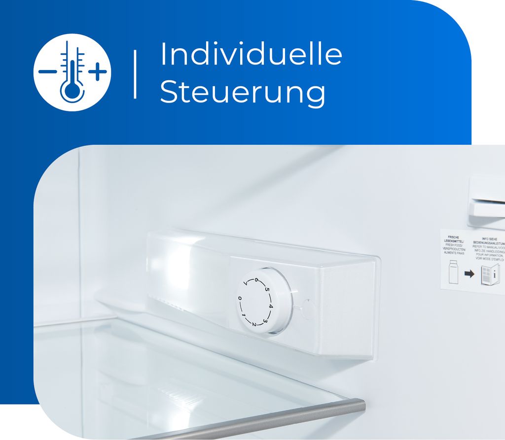 Exquisit Kühlschrank KS16-V-H-010D inoxlook | Standgerät | Produktbild 5