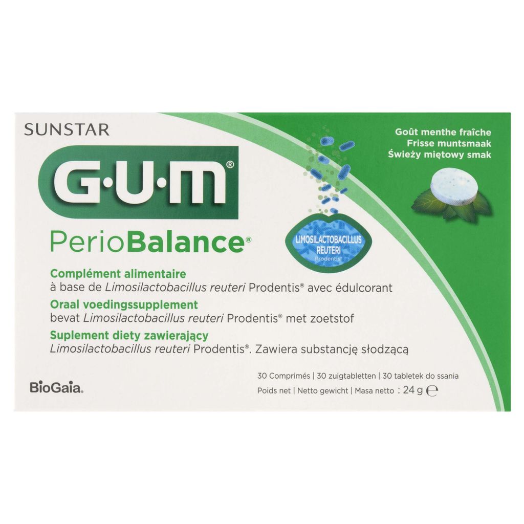 Comprimés à sucer GUM PerioBalance, 30 comprimés Image du produit 