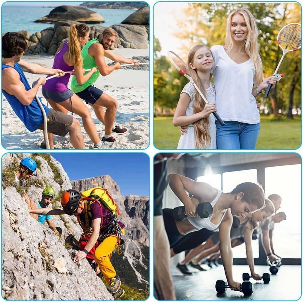 Handtrainer - Verstellbare Handtrainer - Handgriff Verstärker 2 STK - Silikon Handtrainer - 4-Fingergriff Krafttraining für - Krafttrainingsgerä...