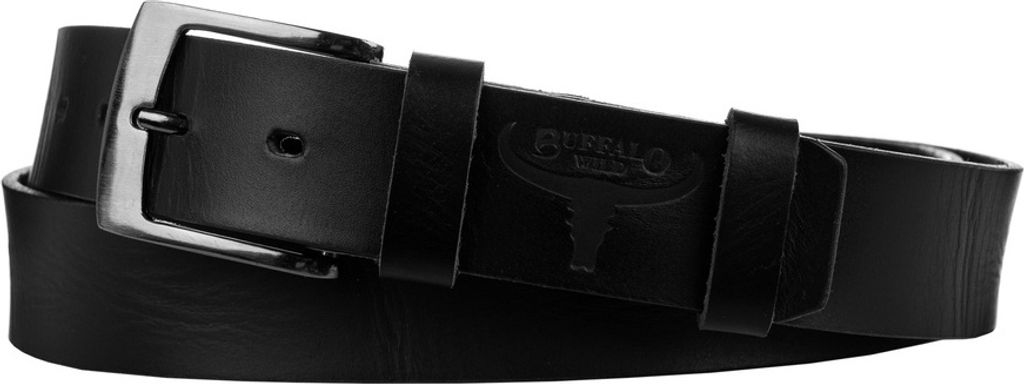 Buffalo Wild Pánský kožený opasek Kisber černá 105 Obrázek produktu 2