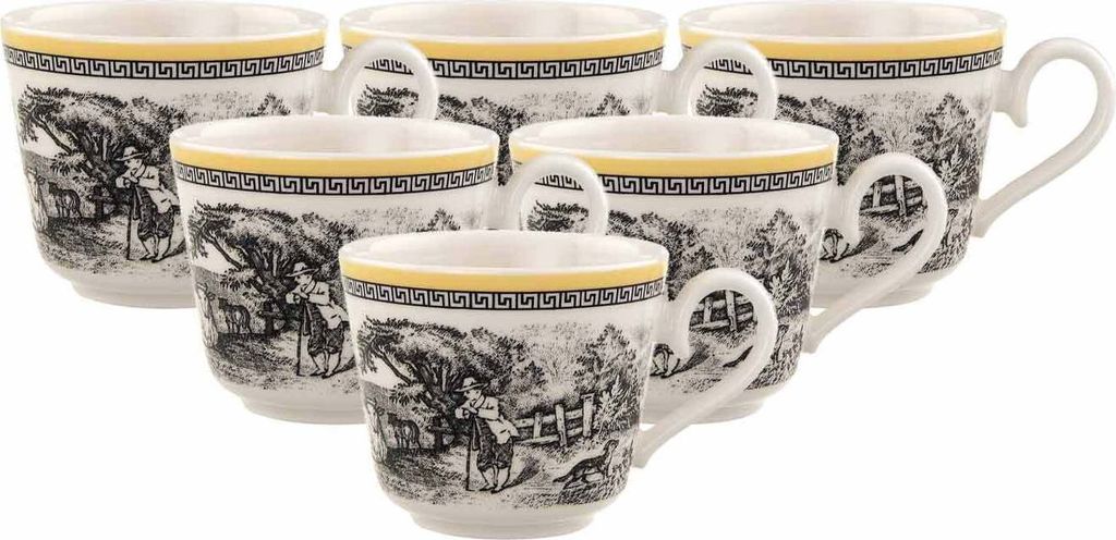 Villeroy & Boch Audun Ferme Mokka- / Espressotasse 80 ml 6er Set