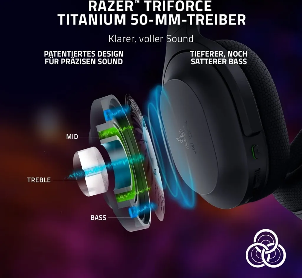 Casque Gaming circum-aural Razer Barracuda polyvalent sans fil - 14