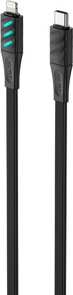 Havit CB6255 Black: Cavo USB-C to Lightning con Visual Led 1m - 2