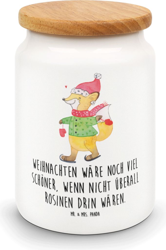 Mr. & Mrs. Panda Dose Fuchs  Schlittschuhe - Weiß - Produktbild 
