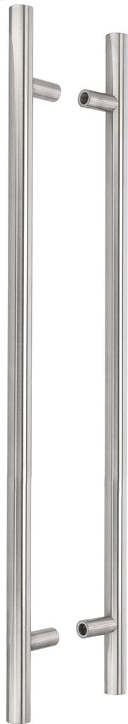 KOTARBAU Außentürbeschlag Doppelseitiger Haustürgriff aus Edelstahl 90 Grad 800x1000 mm