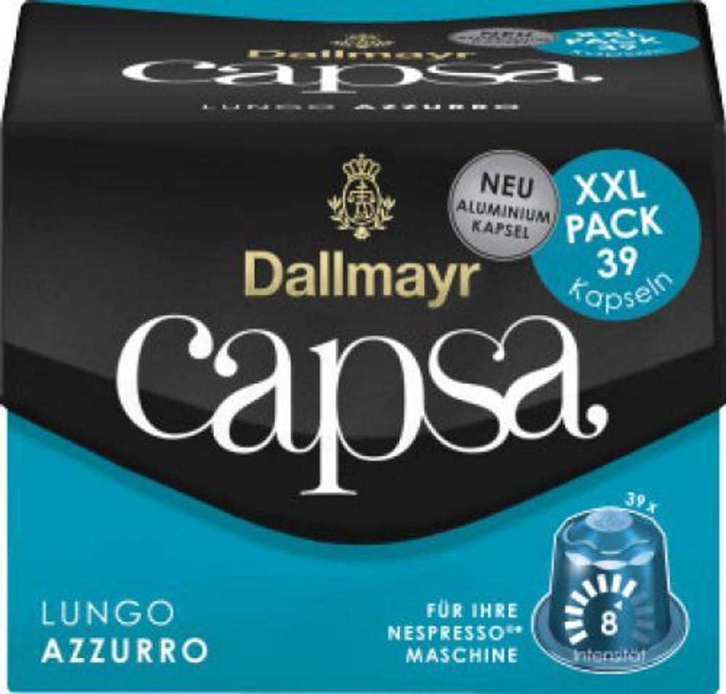 Dallmayr Kaffee 106 039 000 Capsa LungoAzzurroXXL Immagine del prodotto 
