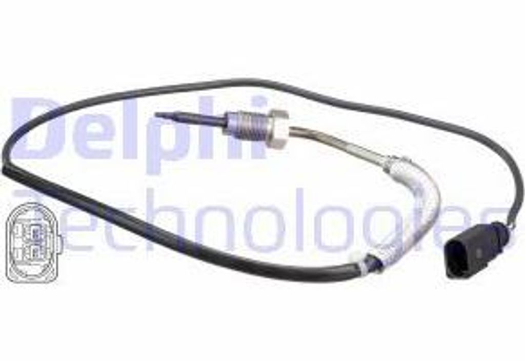 DELPHI TS30215 Abgastemperatursensor OE 045906088J kompatibel mit Cordoba, Exeo, Ibiza, Fabia, Roomster, Polo 9N