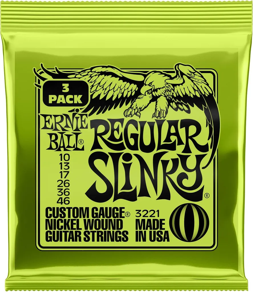 Solution Anti-Casse Cordes Guitare Electrique Ernie Ball EB3221 Regular Pack