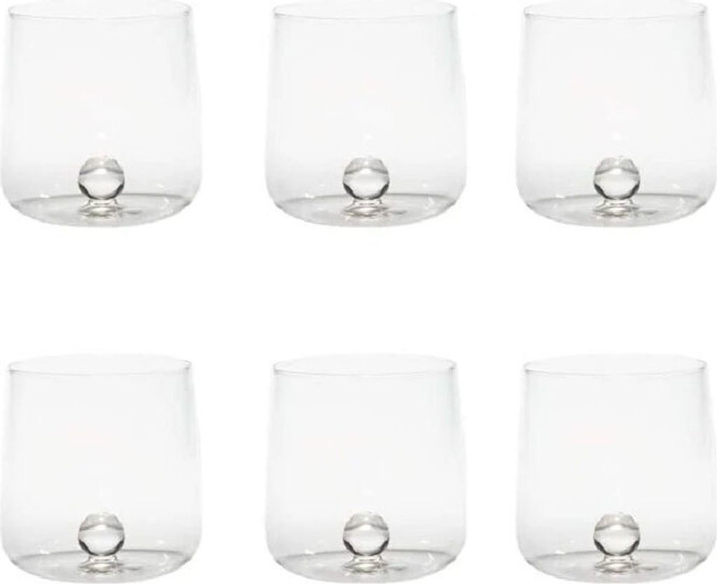 ZAFFERANO Bilia 6 Gläser Transparent Produktbild 1