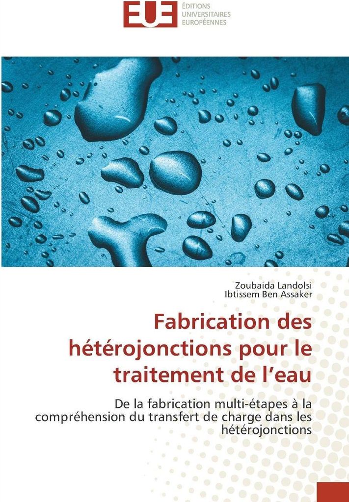 Fabrication des hétérojonctions pour le traitement de l'eau