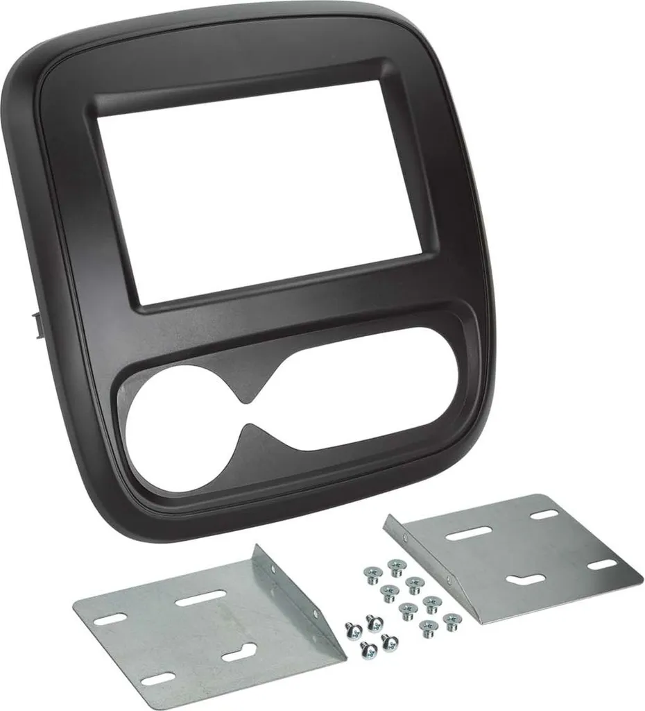 Solution façade autoradio 2-DIN compatible climatronic Fiat et Nissan