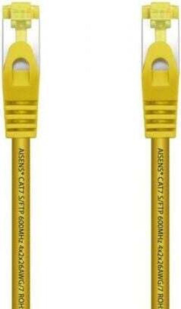 Netzwerkkabel rj45 ftp aisens a146-0474 cat.7/ 1m/ gelb