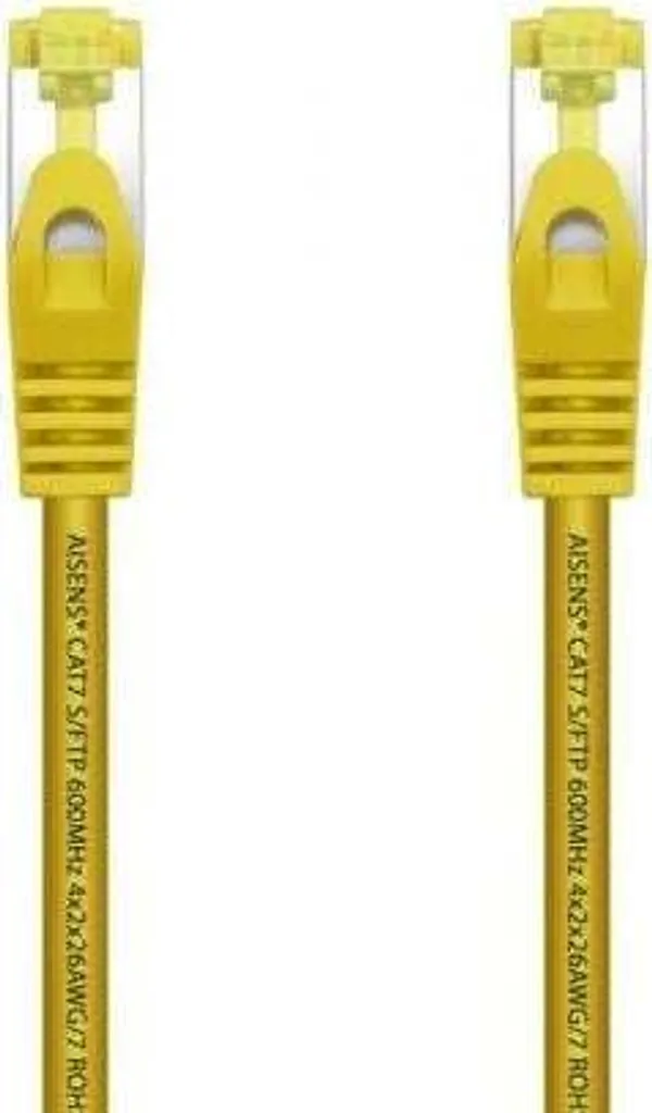 Cavo Ethernet Gaming Cat.7 Aisens 50cm Giallo | Ping Bassissimo