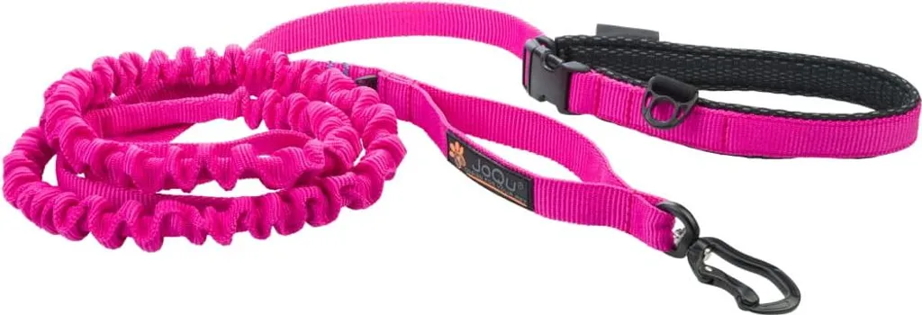 JoQu Guinzaglio Ammortizzato Ultra Strong Rosa per Running e Trekking