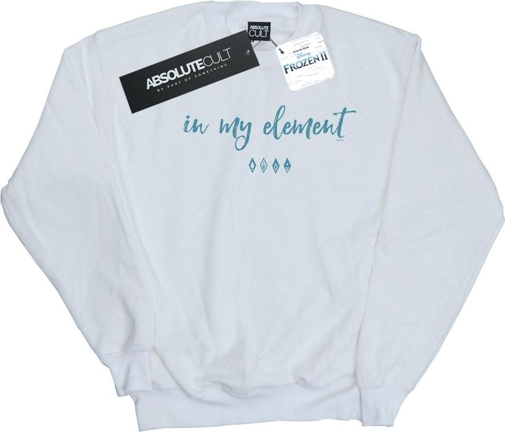 Disney - "Frozen 2 In My Element" Sweatshirt für Herren BI25209 (M) (Weiß)