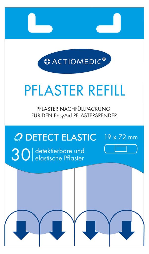 Gramm Medical EasyAid Refill Strips 19 x 72 mm DETECT/ELASTIC