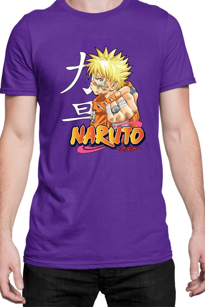 Herren T-Shirt Naruto Naruto 06, Man 2XL / Lila