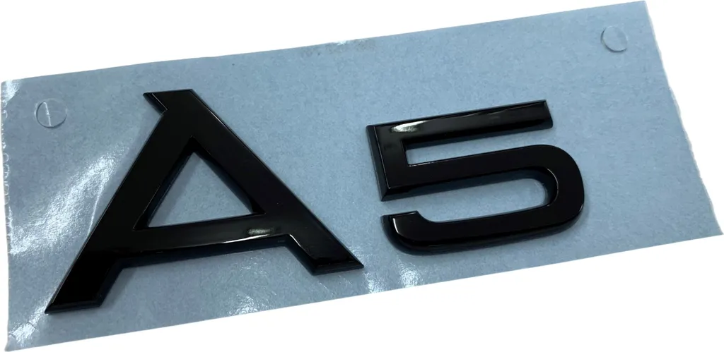 Originale Audi A5 Black Edition Emblema Lettering Logo Nero A5 8T 8F F5