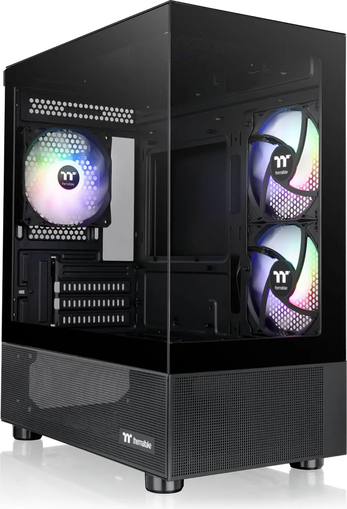 Boîtier PC Micro ATX Thermaltake View 170 TG ARGB Châssis Mini Tour Noir