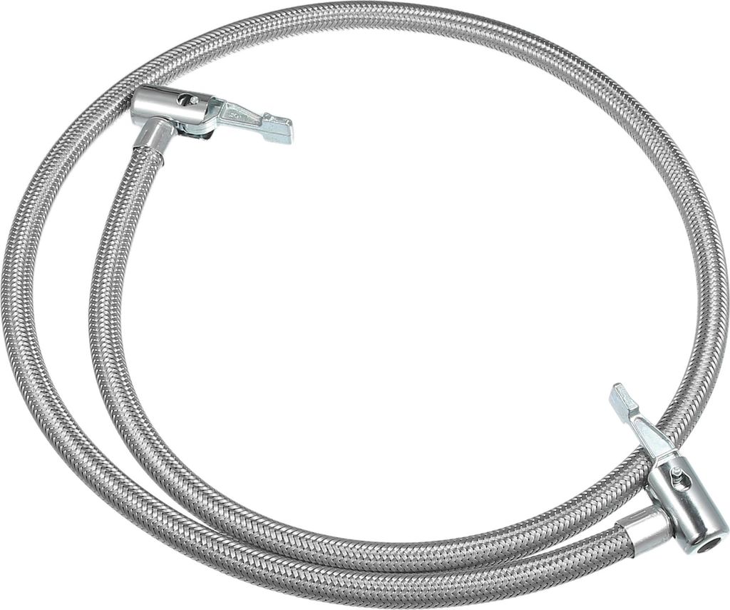 Motorrad Hydraulik Bremsleitung-Ölschlauch Rohr 50cm Schwarz 1 Satz