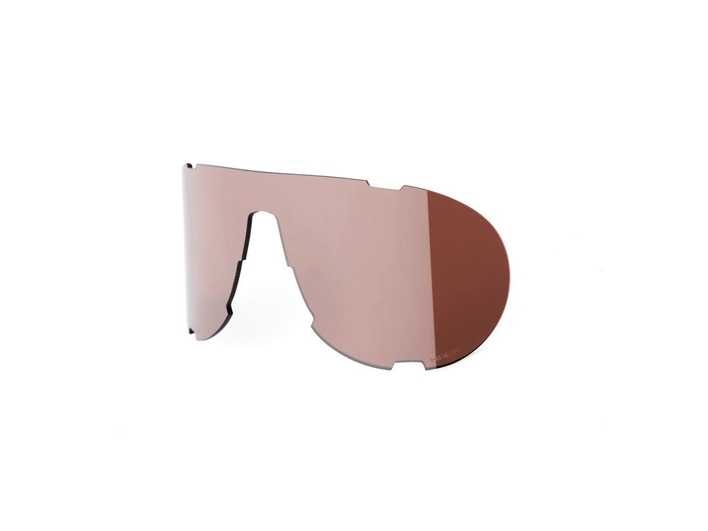 100% Westcraft - HiPER Mirror Replacement Lens unis Crimson Silver - maximale...