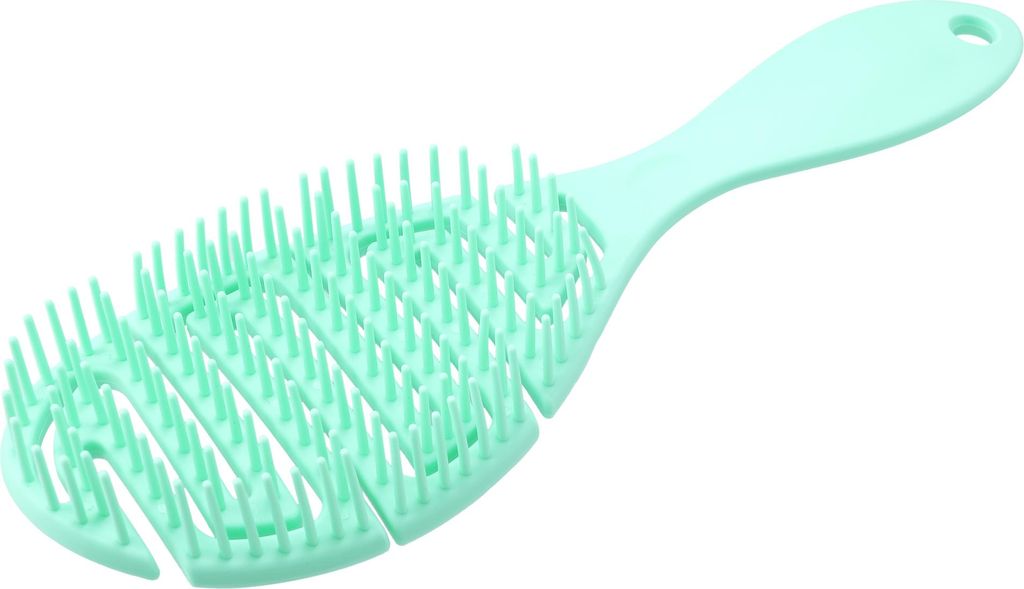 Gitter Haarbürste Duschentwirrung Müssen Lüftung Bürste Ersatz Gummi Blau