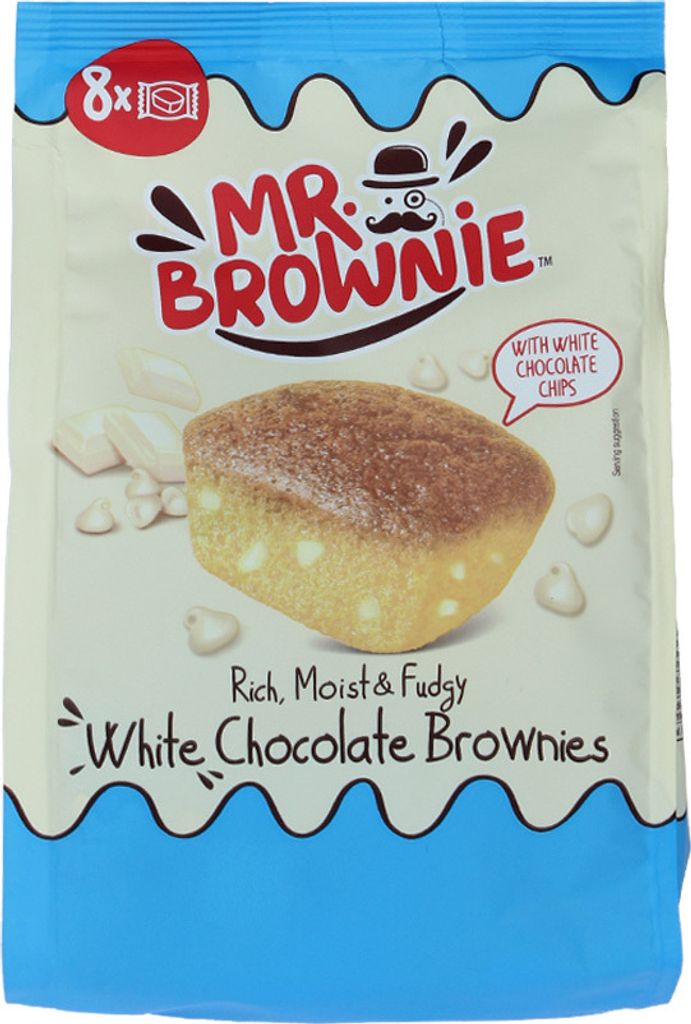 MR. BROWNIE White Chocolate Brownies 200g Produktbild 