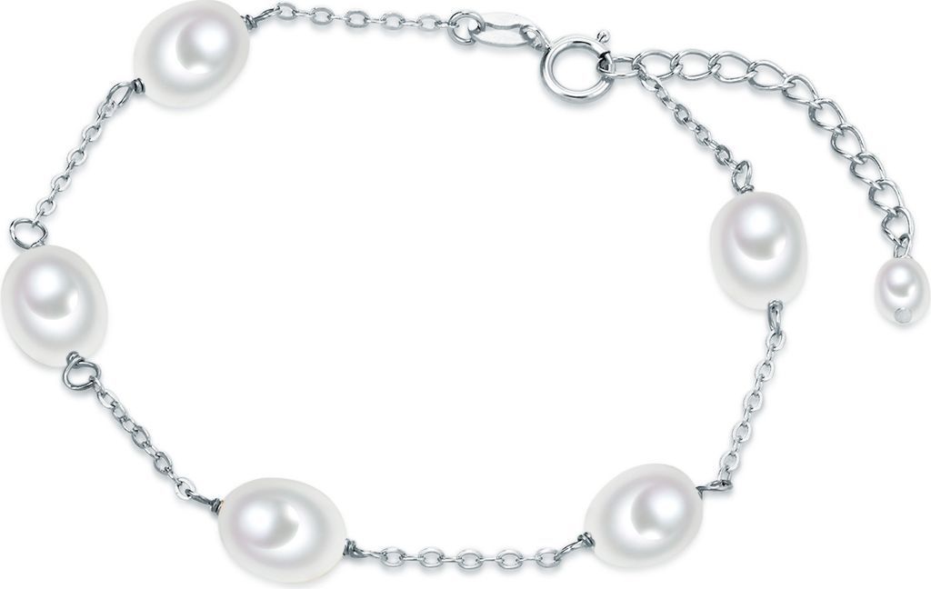 Valero Pearls Perlen-Armband Sterling Silber Produktbild 