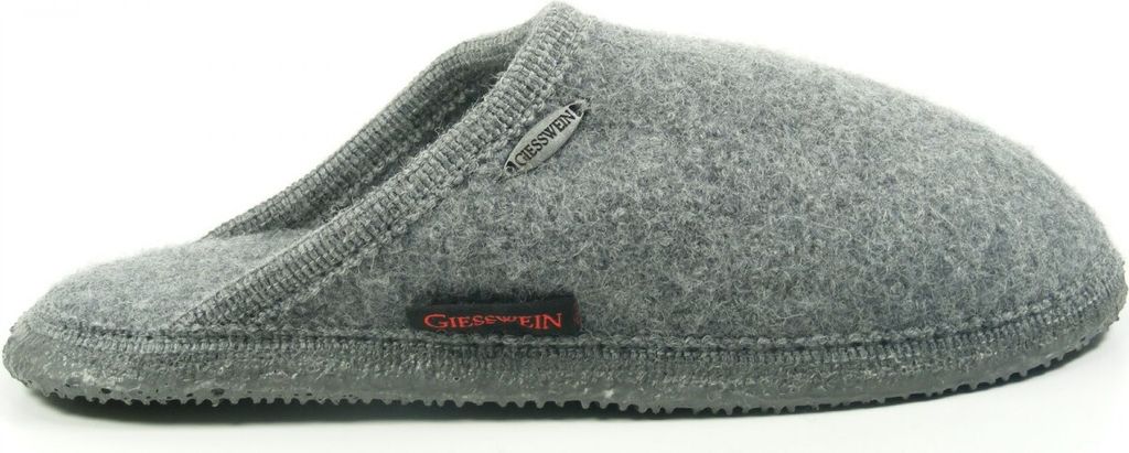 Giesswein 46-10-46267 Tino Damen Herren Hausschuhe Pantoffeln , Schuhgröße:36, Farbe:Grau