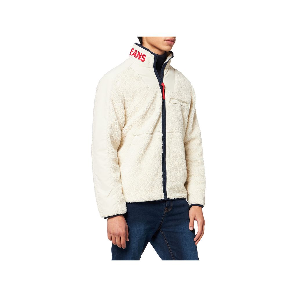 sherpa jacket white