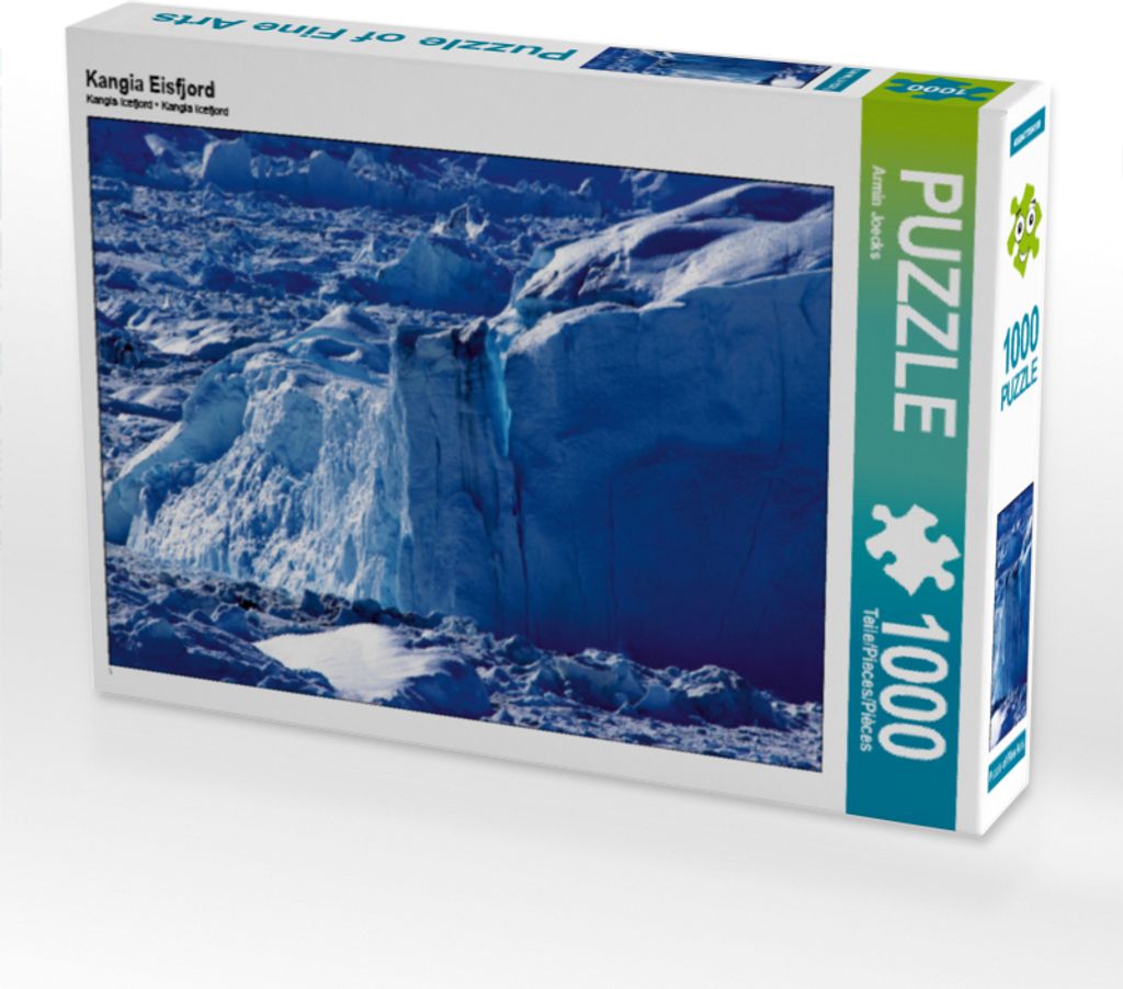 CALVENDO Puzzle Kangia Eisfjord 1000 Teile Puzzle quer | Produktbild 