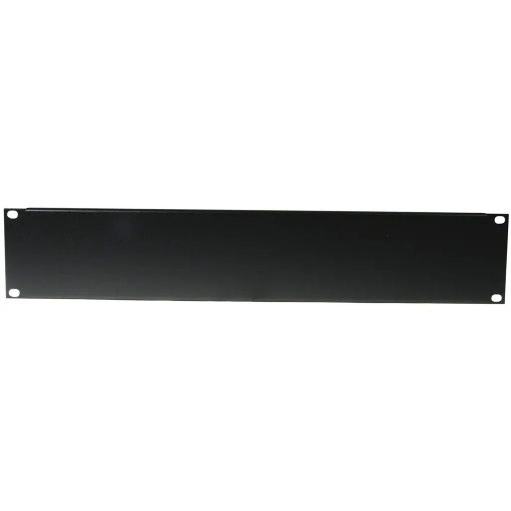 Pannello Rack OMNITRONIC Z-19U 2U Nero | Resistente per Tour e Live