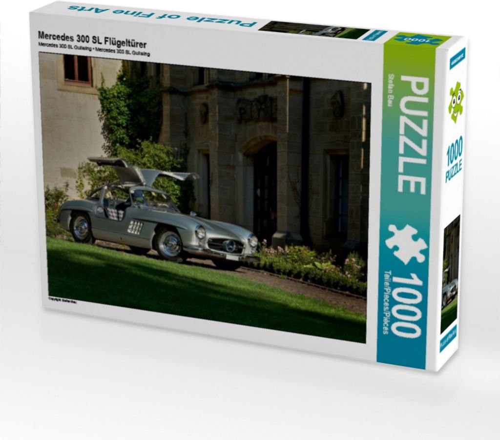 Calvendo Mercedes 300 SL Flügeltürer 1000 Teile Puzzle quer 640x480mm, Bau Stefan; 7324236